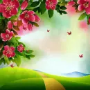 Spring ~ background ~ fg