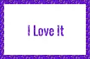 Purple Glitter Love It