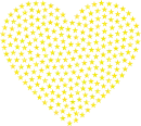 heart with stars