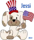 Patriotic Dog