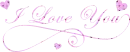 I love you