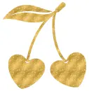 heart shaped cherries