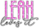 Sparkle Pink Loves It - Leah
