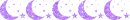 divider with moons and stars