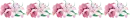 line with flowers