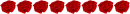line with roses