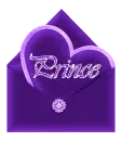 Prince - heart and envelope letter