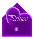 Prince - heart and envelope letter