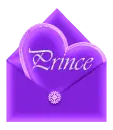 Prince - heart and envelope letter