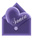 Sonia - heart and envelope letter