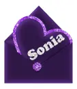 Sonia - heart and envelope letter