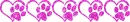 hearts and paw prints