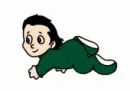 baby crawls