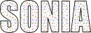 Sonia - hearts/musical notes