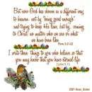God Has Shown - Bird - Scripture