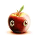 red apple
