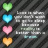 love is...