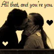 and you're you