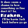 Havin' Jack Back