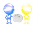 Fire And Ice Duo With An Apple