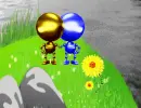 Fire And Ice Duo With Daisies