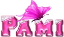 Pami, butterfly name tag