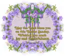 Easter blessings