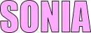 Sonia - change colour