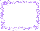 frame with hearts