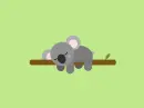 lazy koala
