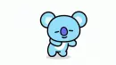 blue koala
