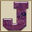 Purple Swirl Sticker - J