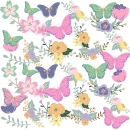 Spring Butterflies Background