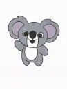 waving koala
