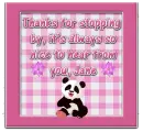 Thanks for stopping by - Jane