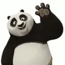 waving panda