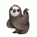 waving sloth