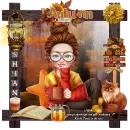 Girl reading a book - Shian