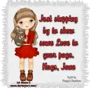 Stopping by - Jane