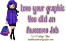 Girl in purple - Awesome Job