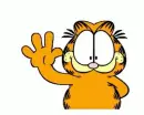 waving Garfield