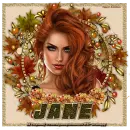 Red Head in Autumn - Jane