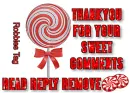 Thankyou, read reply remove - by Robbie