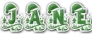 Santa Hat Christmas Name - jane