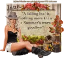A Falling Leaf - Jane