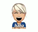 Laugh woman