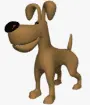 brown dog