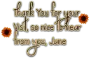 Thank you - Jane