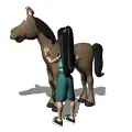 girl with horse