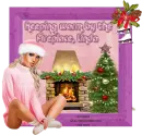 Keeping warm by the fire - Linda